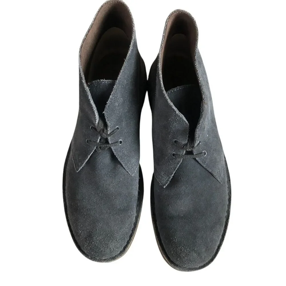 Clark's Bushacre Gray Desert Ankle Chukka Boot Mens Style‎ : 07882 Size 9.5